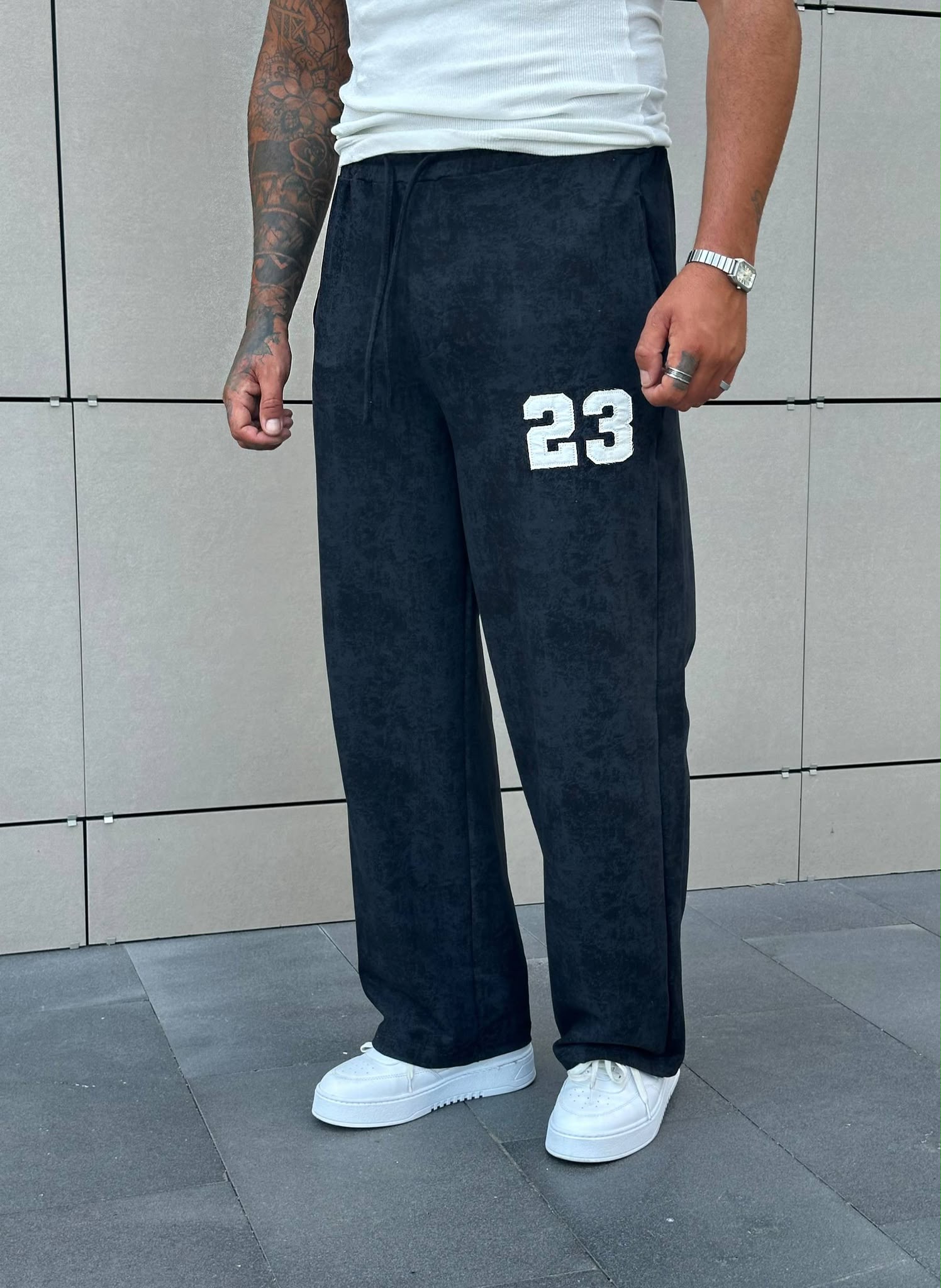 Yıkamalı Baggy Eşofman