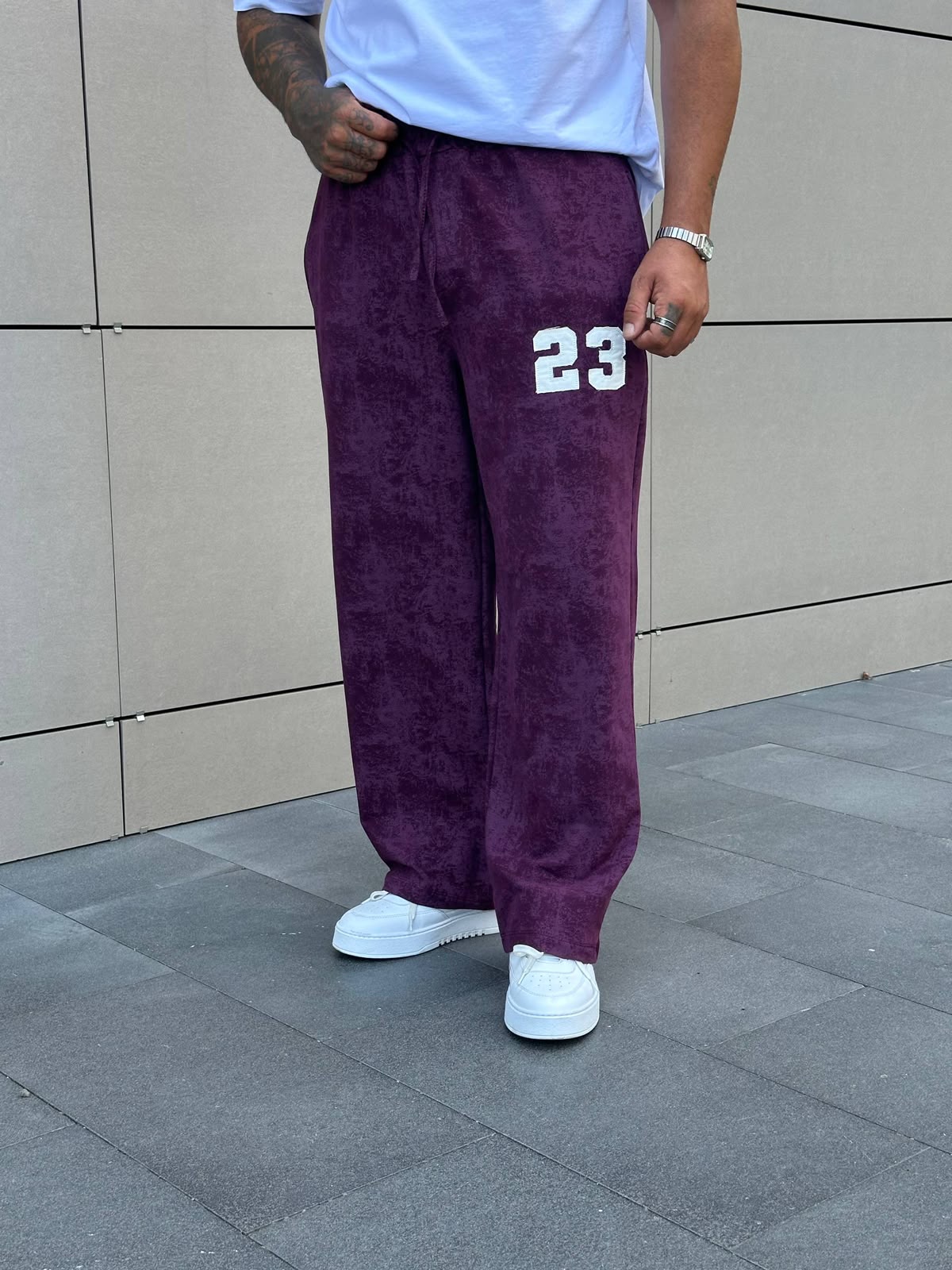 Yıkamalı Baggy Eşofman